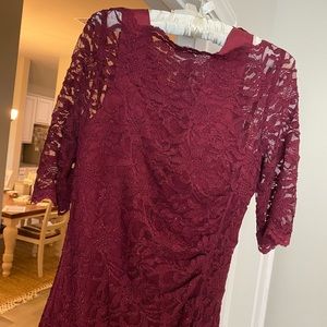 Maroon formal dress